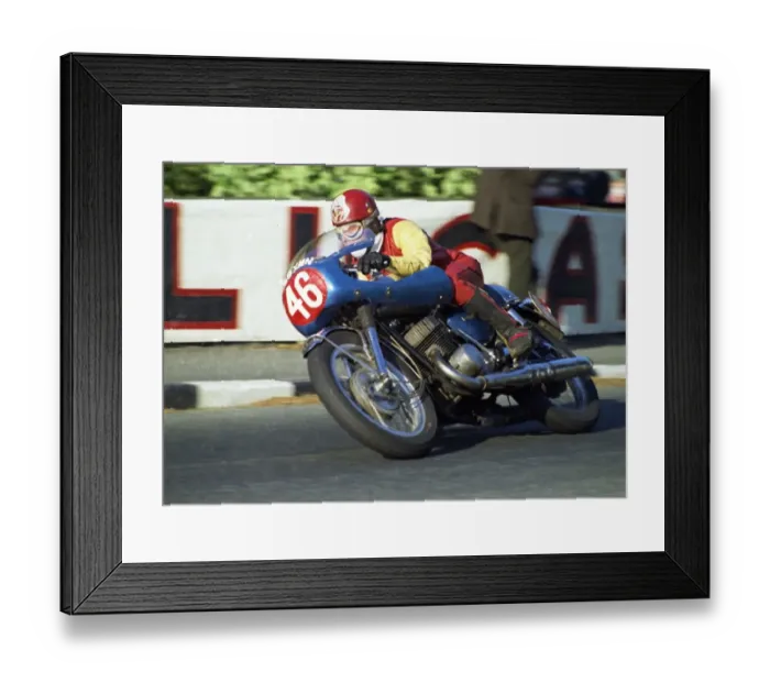 Framed Print : Danny Shimmin (Suzuki) 1971 Production TT Framed Print : Danny Shimmin (Suzuki) 1971 Production TT
