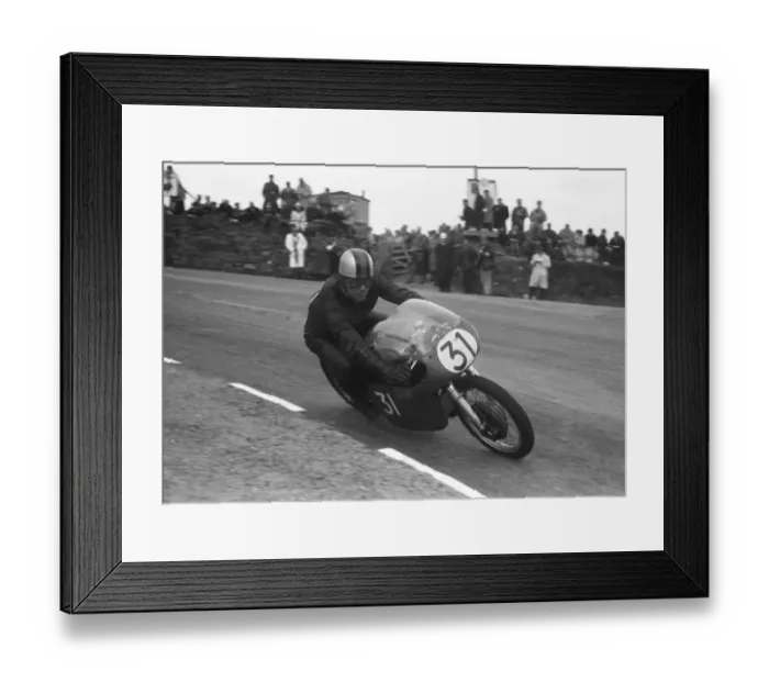 Framed Print : Ralph Rensen (NSU) 1960 Lightweight TT Framed Print : Ralph Rensen (NSU) 1960 Lightweight TT