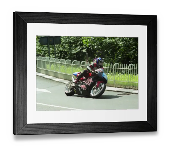 Framed Print : Herb Robinson (Honda) 2002 Lightweight TT