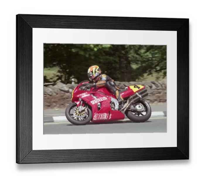 Framed Print : Michael Rutter (Honda) 1998 Senior TT Framed Print : Michael Rutter (Honda) 1998 Senior TT