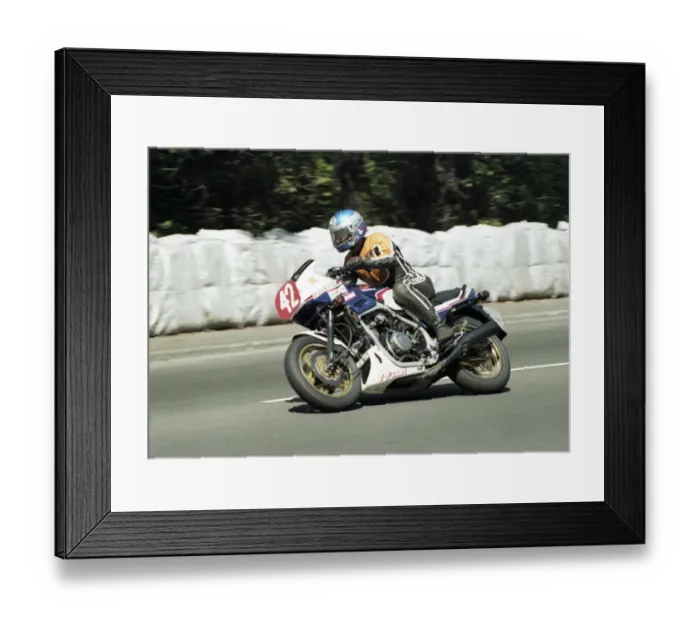 Framed Print : Frank Rutter (Honda) Production B TT Framed Print : Frank Rutter (Honda) Production B TT