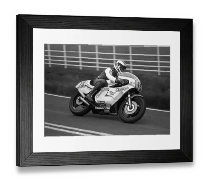 Framed Print : Donnie Robinson, (Pharaoh Yamaha), 1981 Senior TT Framed Print : Donnie Robinson, (Pharaoh Yamaha), 1981 Senior TT