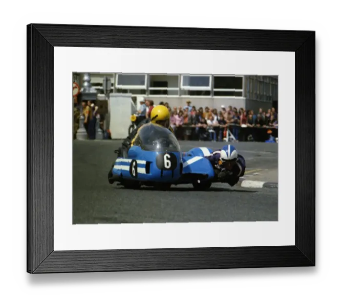 Framed Print : Dennis Keen & Eddy Kiff (Konig) 1976 500 Sidecar TT Framed Print : Dennis Keen & Eddy Kiff (Konig) 1976 500 Sidecar TT