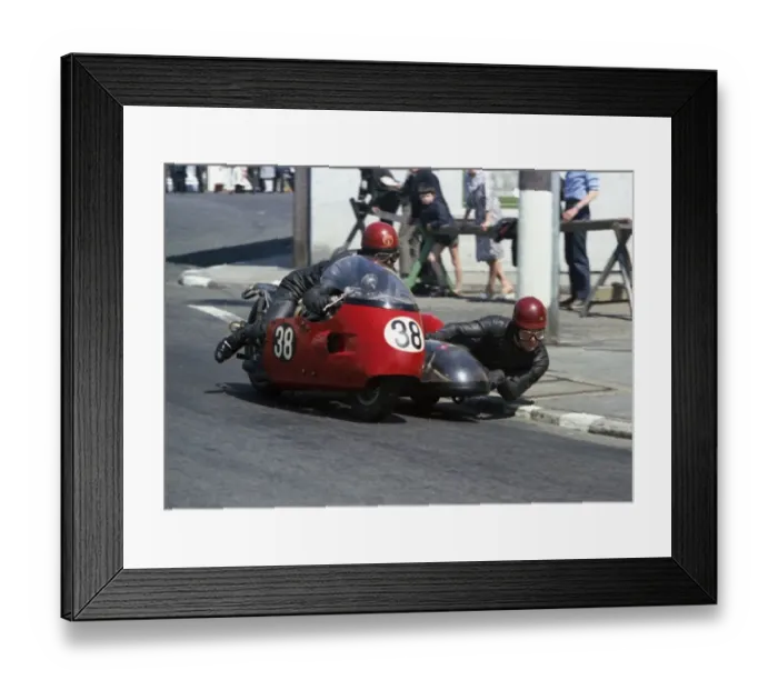 Framed Print : Keith Graham & G Sewell (Triumph) 1967 Sidecar TT Framed Print : Keith Graham & G Sewell (Triumph) 1967 Sidecar TT