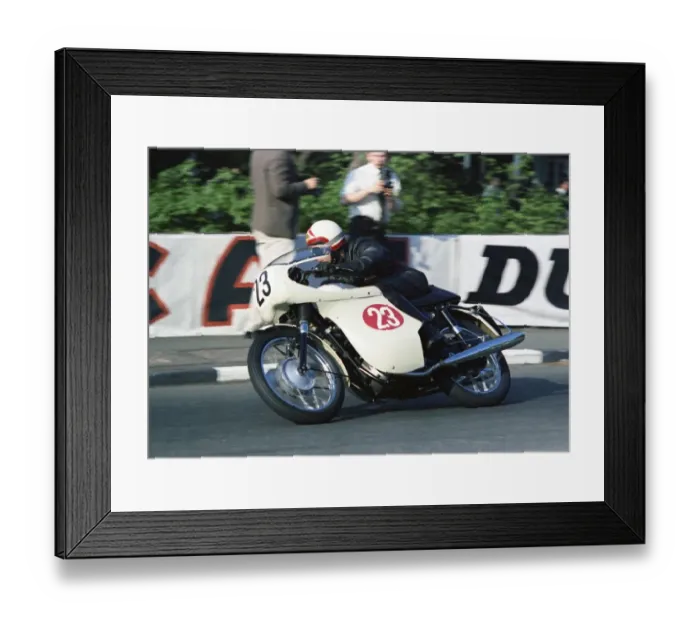 Framed Print : Graham Bailey (Triumph) 1967 750cc Production TT