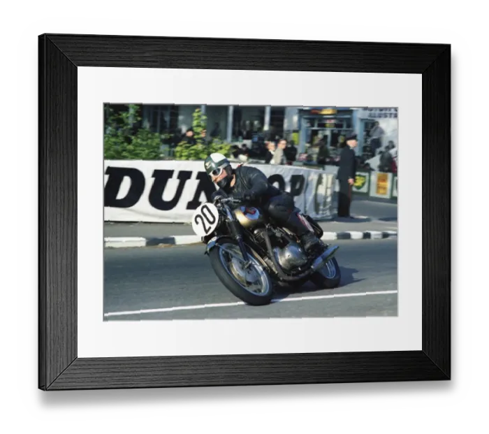 Framed Print : Melvyn Rice (BSA) 1967 Production 750cc TT Framed Print : Melvyn Rice (BSA) 1967 Production 750cc TT