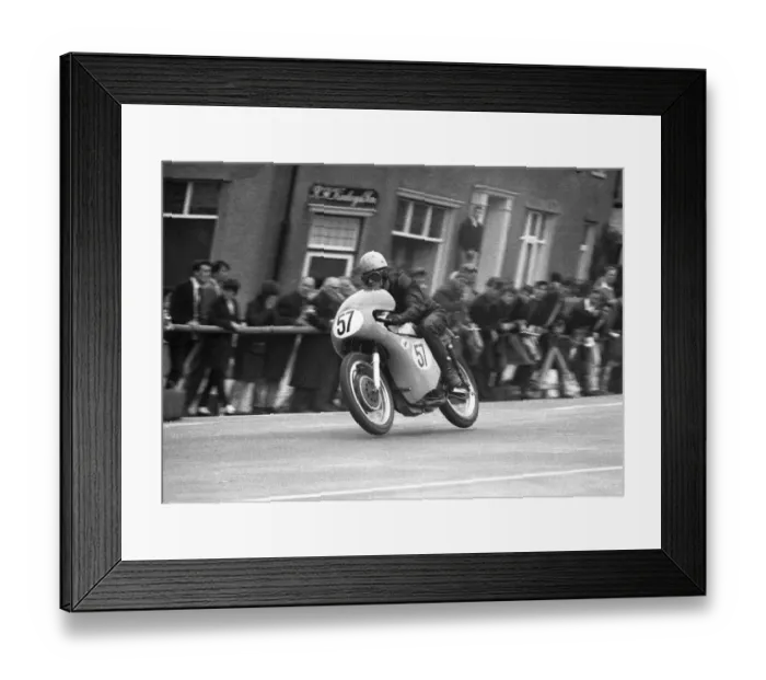 Framed Print : Norman Price (Norton) 1964 Senior TT Framed Print : Norman Price (Norton) 1964 Senior TT