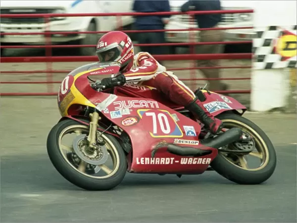 Rainer Nagel (Ducati) 1983 Formula One TT