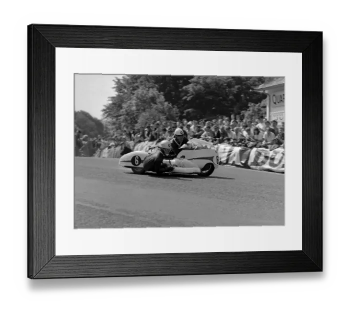 Framed Print : Loni Neussner & Roland Foll (BMW) 1960 Sidecar TT Framed Print : Loni Neussner & Roland Foll (BMW) 1960 Sidecar TT
