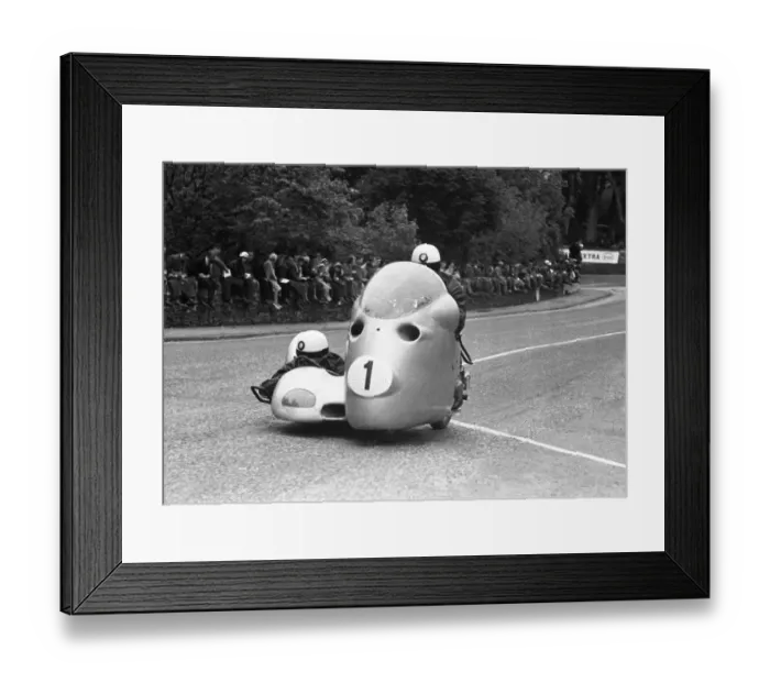 Framed Print : Willi Noll & Fritz Cron (BMW) 1955 Sidecar TT Framed Print : Willi Noll & Fritz Cron (BMW) 1955 Sidecar TT
