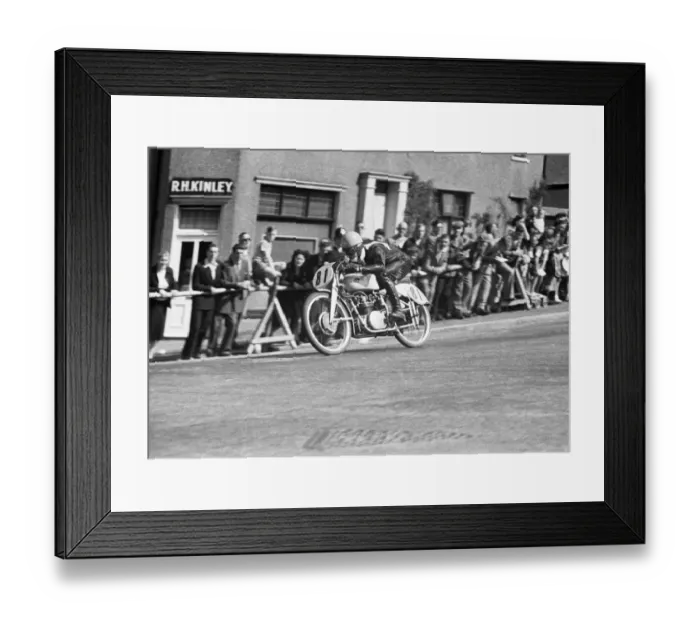 Framed Print : Nello Pagani (Mondial) 1951 Ultra Lightweight TT Framed Print : Nello Pagani (Mondial) 1951 Ultra Lightweight TT