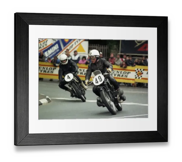 Framed Print : George Meier (BMW) 1989 Classic Lap Framed Print : George Meier (BMW) 1989 Classic Lap