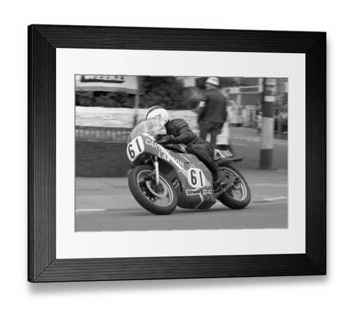 Framed Print : Alan Lawton (Suzuki) 1980 Classic TT Framed Print : Alan Lawton (Suzuki) 1980 Classic TT
