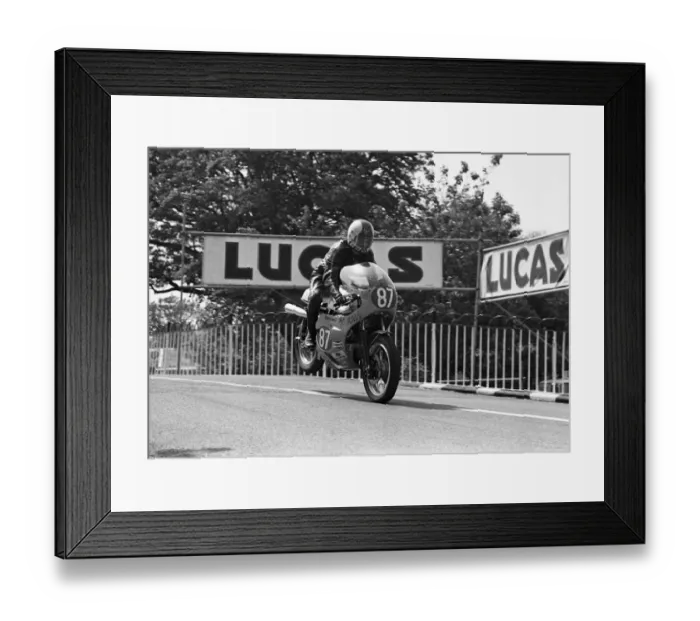 Framed Print : Chris Mehew (Ducati) 1975 Production TT Framed Print : Chris Mehew (Ducati) 1975 Production TT