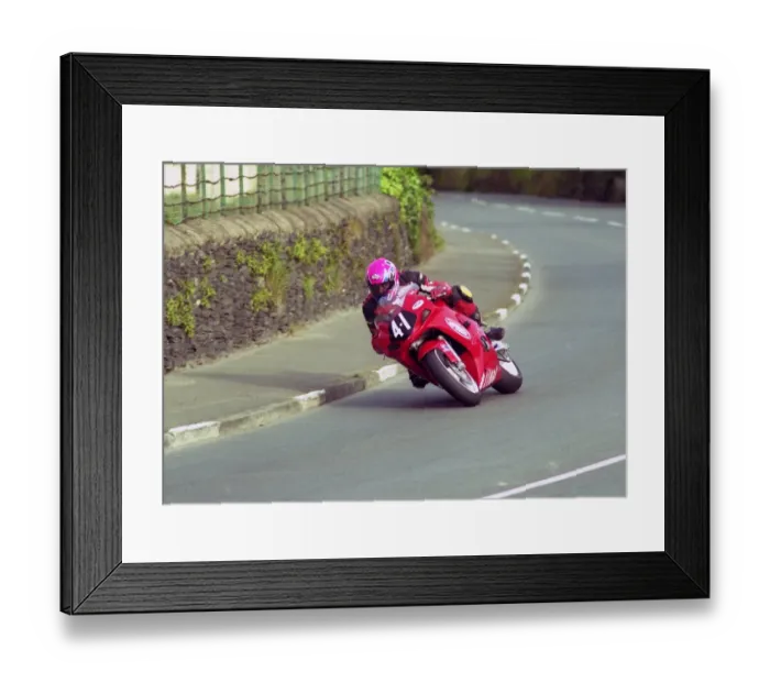Framed Print : Andrew Jackson (Suzuki) 2002 Production 600 TT