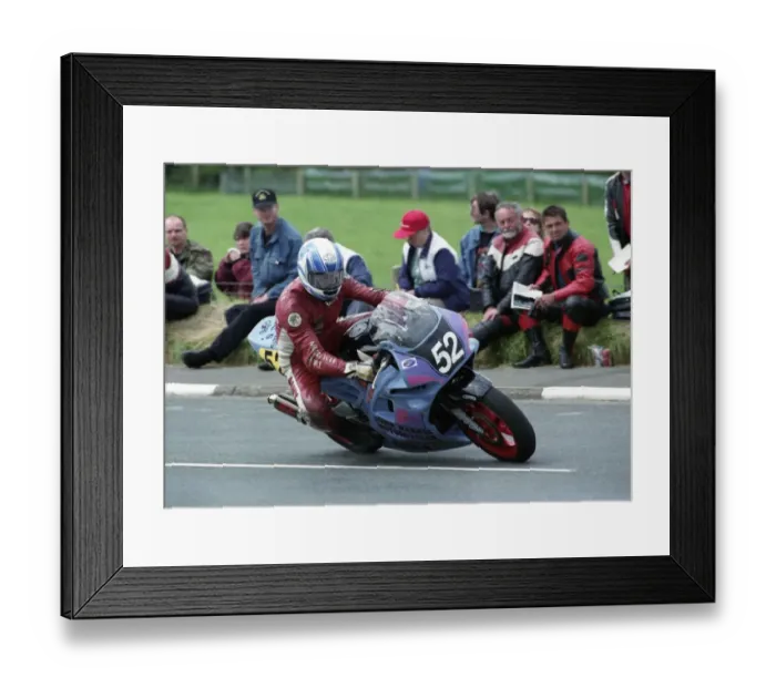 Framed Print : Ray Knight (Honda) 1994 Supersport 600 TT