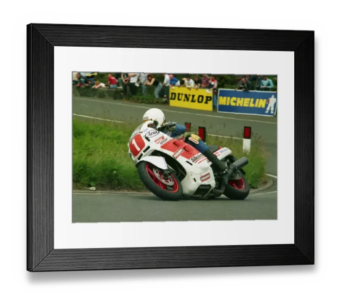 Framed Print : Nick Jefferies (Honda) 1988 Production Class A TT Framed Print : Nick Jefferies (Honda) 1988 Production Class A TT