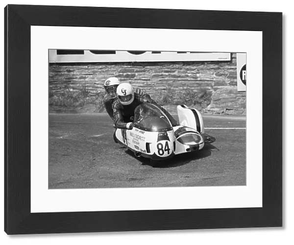 Colin Jacobs & Phil Spendlove (BSA) 1975 500cc Sidecar TT