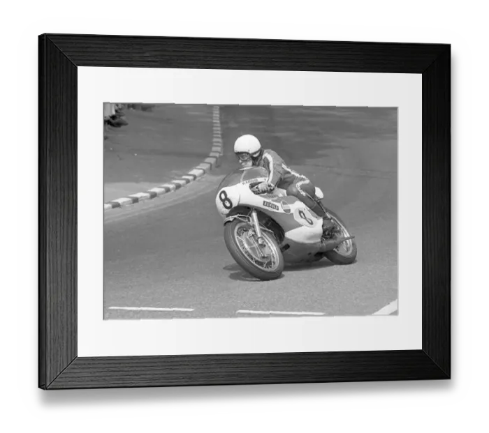 Framed Print : Helmut Kassner (Yamaha) 1973 Senior TT Framed Print : Helmut Kassner (Yamaha) 1973 Senior TT