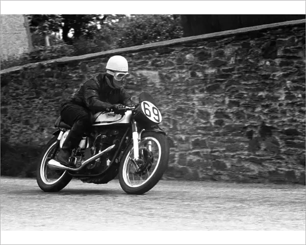 Basil King (Norton) 1957 Junior TT