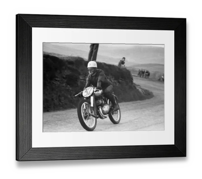 Framed Print : Alistair King (DOT) 1957 Lightweight TT Framed Print : Alistair King (DOT) 1957 Lightweight TT