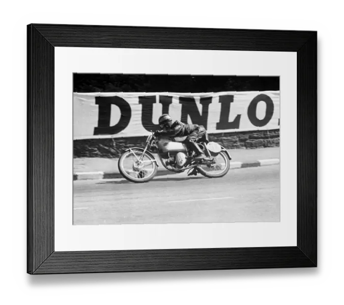 Framed Print : Eric Hardy (DOT) 1951 Ultra Lightweight TT Framed Print : Eric Hardy (DOT) 1951 Ultra Lightweight TT