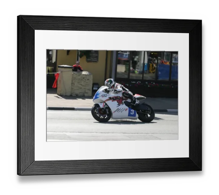 Framed Print : John McGuinness (Mugen Shinden) 2012 Zero TT Framed Print : John McGuinness (Mugen Shinden) 2012 Zero TT