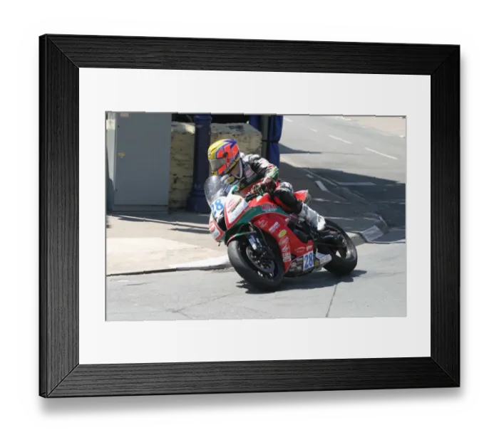 Framed Print : John Burrows (Honda) 2012 Supersport TT Framed Print : John Burrows (Honda) 2012 Supersport TT