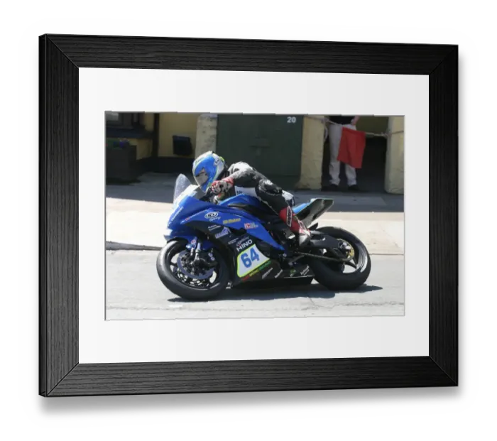 Framed Print : Brian McCormack (Yamaha) 2012 Supersport TT Framed Print : Brian McCormack (Yamaha) 2012 Supersport TT