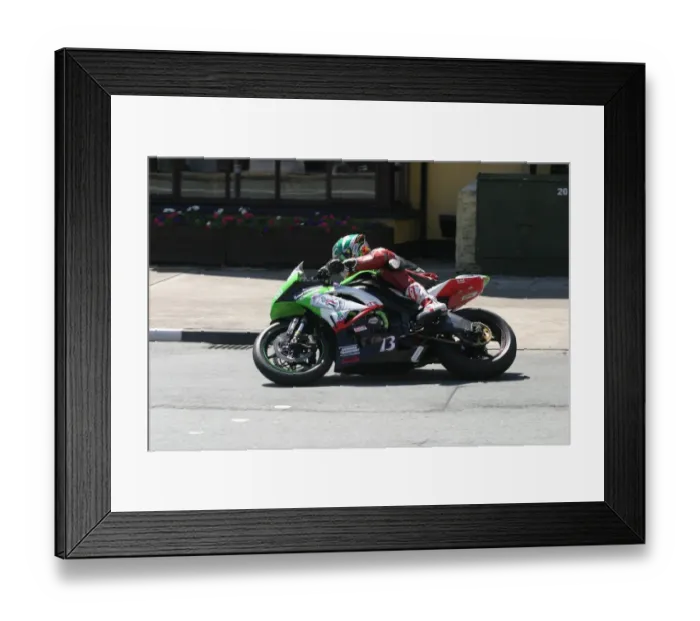 Framed Print : James Hillier (Kawasaki) 2012 Supersport TT Framed Print : James Hillier (Kawasaki) 2012 Supersport TT