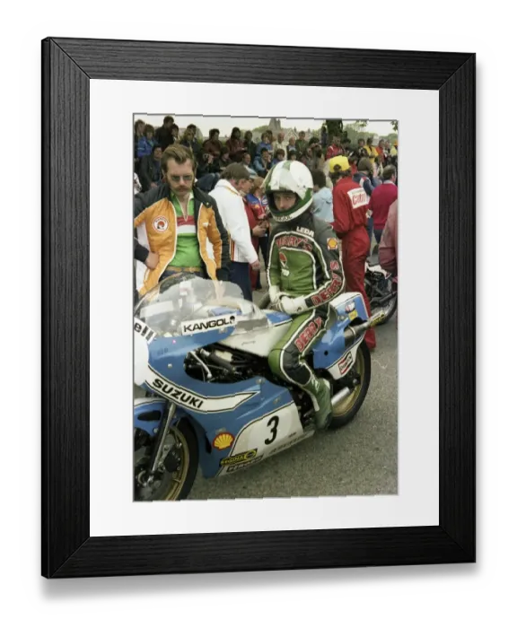 Framed Print : Dennis Ireland (Suzuki) 1979 Classic TT Framed Print : Dennis Ireland (Suzuki) 1979 Classic TT