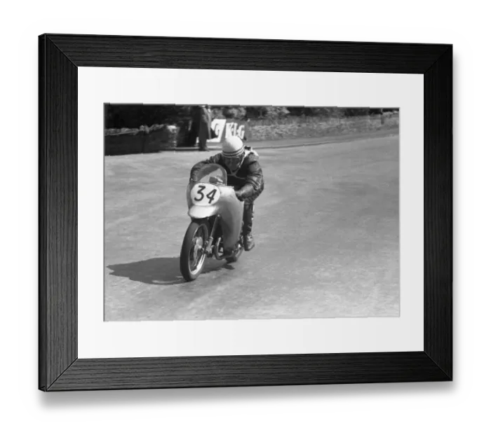 Framed Print : Arnold Jones (LMA) 1957 Lightweight TT Framed Print : Arnold Jones (LMA) 1957 Lightweight TT
