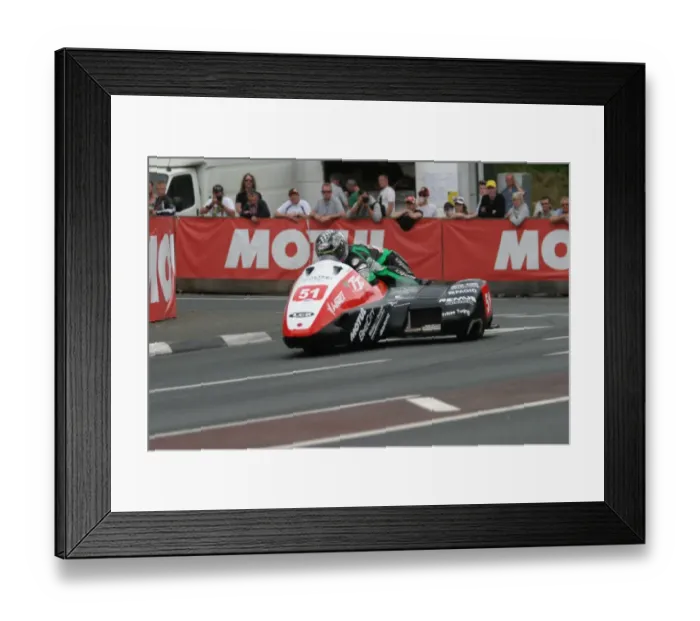 Framed Print : Michael Grabmuller & Axel Koelsch (LCR) 2011 Sidecar TT Framed Print : Michael Grabmuller & Axel Koelsch (LCR) 2011 Sidecar TT