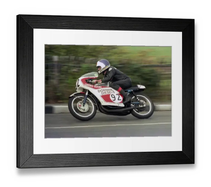 Framed Print : Eddie Crooks (Crooks Suzuki) 1984 Lightweight Classic MGP Framed Print : Eddie Crooks (Crooks Suzuki) 1984 Lightweight Classic MGP