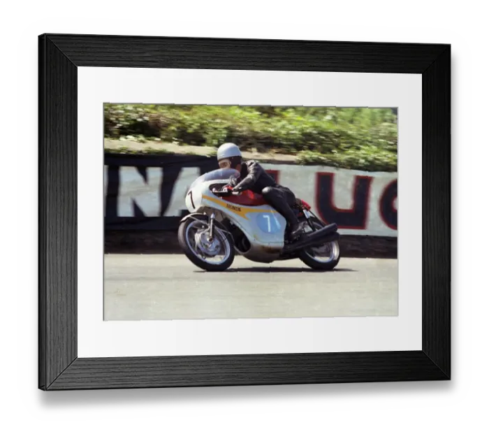 Framed Print : Jim Redman (Honda) 1965 Junior TT