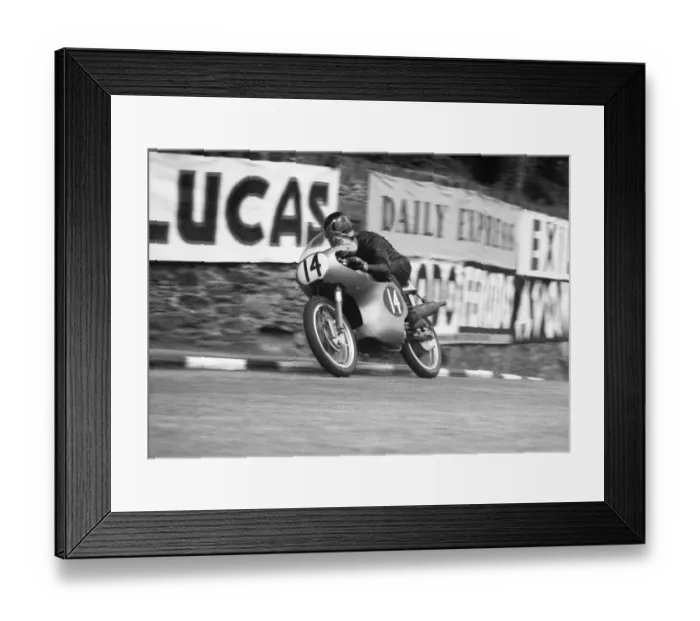Framed Print : Tony Godfrey (EMC) 1961 Ultra Lightweight TT Framed Print : Tony Godfrey (EMC) 1961 Ultra Lightweight TT