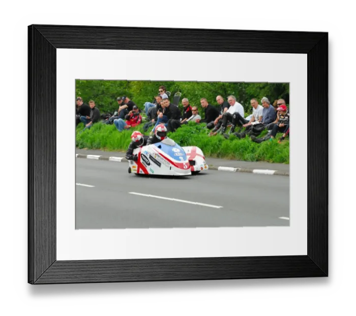Framed Print : Conrad Harrison & Mike Aylott (Shelbourne Honda) 2013 Sidecar TT Framed Print : Conrad Harrison & Mike Aylott (Shelbourne Honda) 2013 Sidecar TT