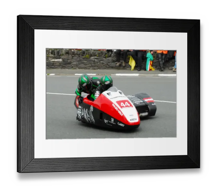 Framed Print : Michael Grabmuller & Manfred Wechselberger (LCR Yamaha) 2013 Sidecar TT Framed Print : Michael Grabmuller & Manfred Wechselberger (LCR Yamaha) 2013 Sidecar TT