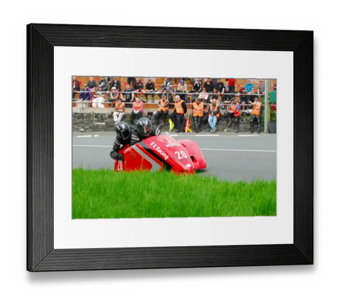 Framed Print : Howard Baker & Mike Killingsworth (Shelbourne Honda) 2013 Sidecar TT Framed Print : Howard Baker & Mike Killingsworth (Shelbourne Honda) 2013 Sidecar TT