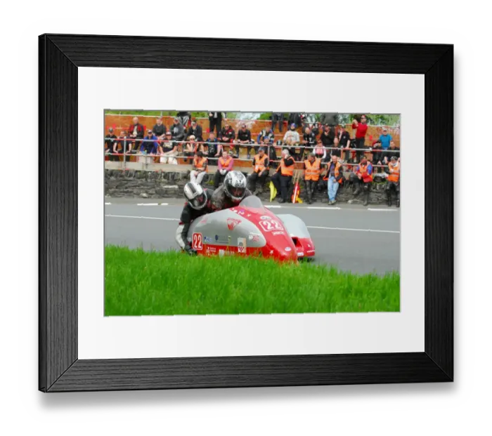 Framed Print : Francois Leblond & Cyril Roussel (Shelbourne Suzuki) 2013 Sidecar TT Framed Print : Francois Leblond & Cyril Roussel (Shelbourne Suzuki) 2013 Sidecar TT
