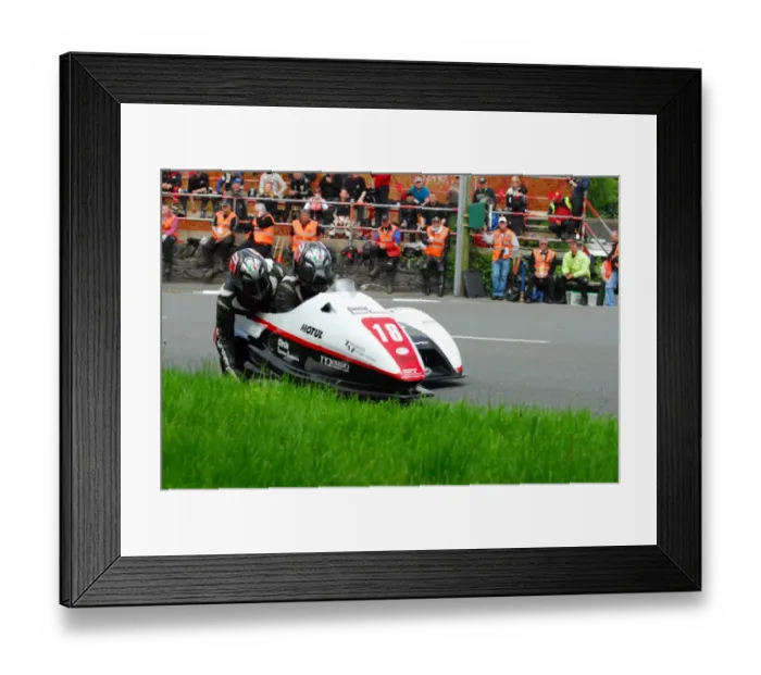 Framed Print : Tony Thirkell & Nigel Barlow (Honda) 2013 Sidecar TT Framed Print : Tony Thirkell & Nigel Barlow (Honda) 2013 Sidecar TT