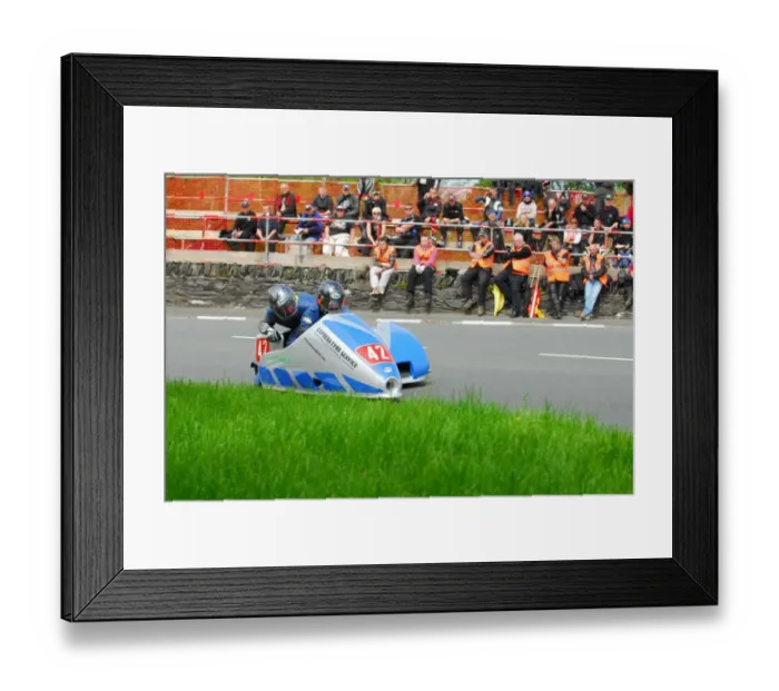 Framed Print : Nick Houghton & Paul Thomas (Baker Yamaha) 2013 Sidecar TT Framed Print : Nick Houghton & Paul Thomas (Baker Yamaha) 2013 Sidecar TT