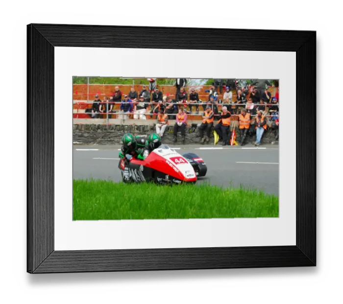 Framed Print : Michael Grabmuller & Manfred Wechselberger (LCR Yamaha) 2013 Sidecar TT Framed Print : Michael Grabmuller & Manfred Wechselberger (LCR Yamaha) 2013 Sidecar TT