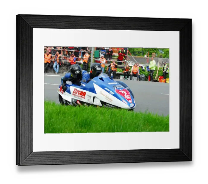 Framed Print : John Holden & Andrew Winkle (LCR) 2013 Sidecar TT Framed Print : John Holden & Andrew Winkle (LCR) 2013 Sidecar TT