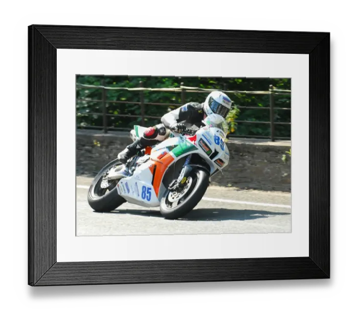 Framed Print : Craig Neve (Honda) Supersport 1 TT Framed Print : Craig Neve (Honda) Supersport 1 TT