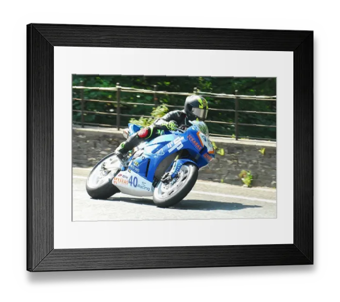 Framed Print : Bjorn Gunnarsson (Honda) Supersport 1 TT Framed Print : Bjorn Gunnarsson (Honda) Supersport 1 TT