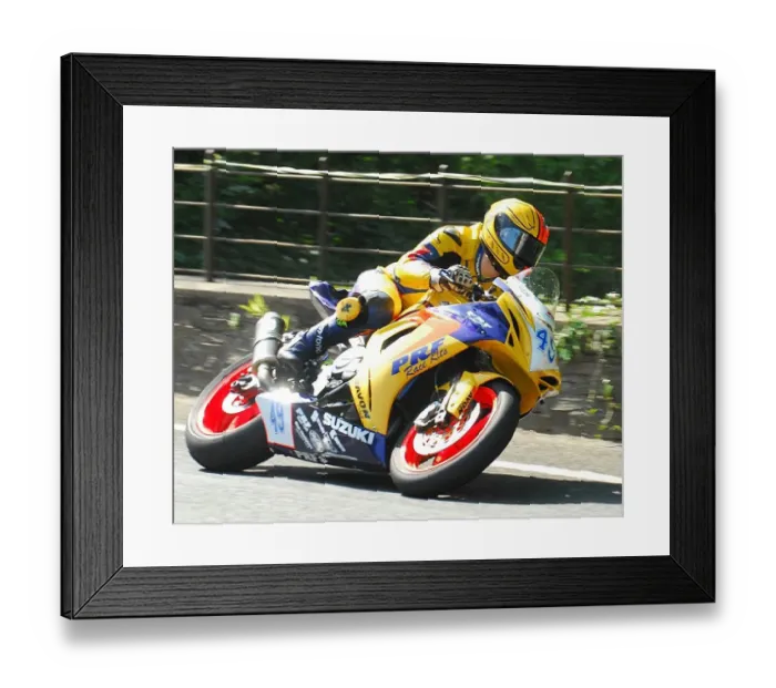 Framed Print : Rob Hodson (PRF Yamaha) 2016 Supersport 1 TT Framed Print : Rob Hodson (PRF Yamaha) 2016 Supersport 1 TT
