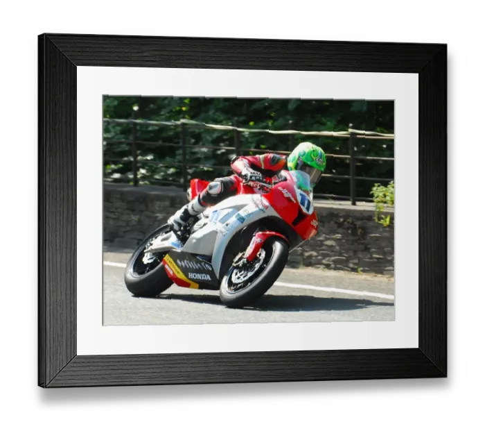 Framed Print : Cameron Donald (Honda) 2016 Supersport 1 TT Framed Print : Cameron Donald (Honda) 2016 Supersport 1 TT