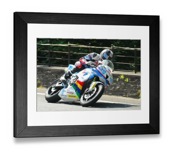 Framed Print : Conor Cummins (Honda) 2016 Supersport 1 TT Framed Print : Conor Cummins (Honda) 2016 Supersport 1 TT