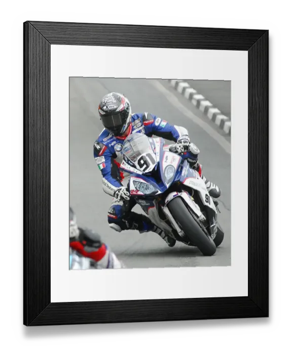 Framed Print : Alessandro Polita (BMW) 2016 Superbike TT Framed Print : Alessandro Polita (BMW) 2016 Superbike TT